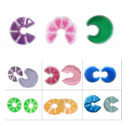 Portable ice cold hot pack gel pack for cold and hot therapy medical use cold and hot compress pack for breast