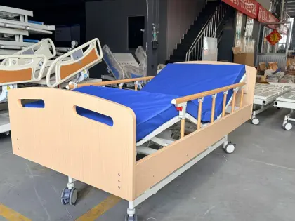 Elderly Rehabilitation Solid Wood Electric Bed