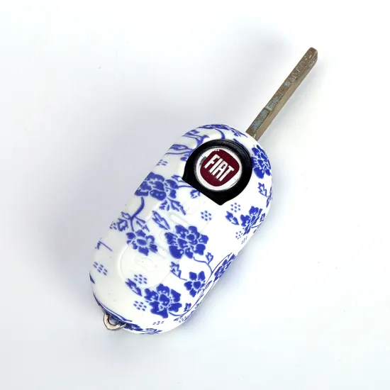 Cheap custom fiat 500 silicone key cover