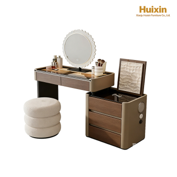 YK-10 Ceviz Beyaz Vanity Takımı