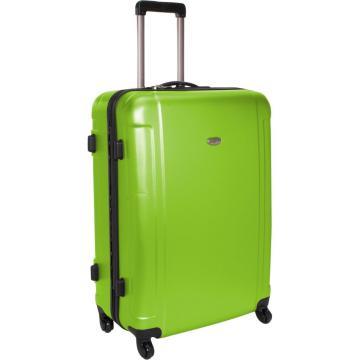Plastic trolley hardshell travel luggage bag