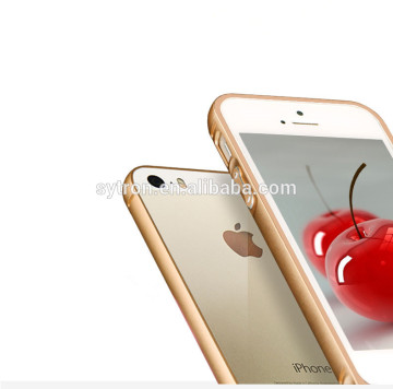 Luxury new fashion ultra thin shockproof metal aluminum frame case for iphone6s