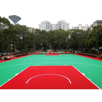 Modular Sport PP pisos esportivos interligados para lugares esportivos ao ar livre