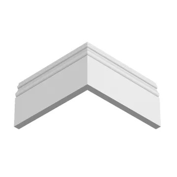 Good quality White Primed MDF skirting moulding with good price