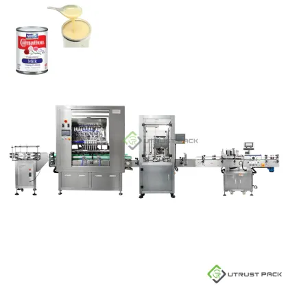 Evaporated Milk Production Line: Canned Condensed Milk Packaging Machine