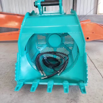 High Quality Customized Rotary Screen Bucket for Hydraulic Excavators