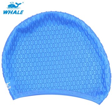 Customizable Silicone Water Drop Swimming Cap - Durable Adult Swim Hat