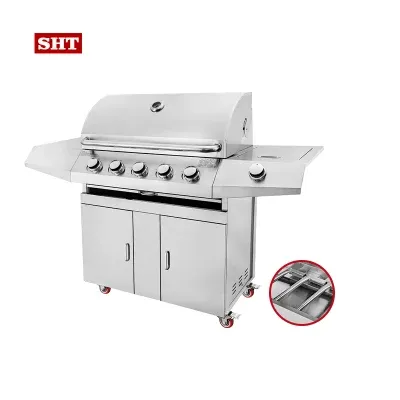 Outdoor Kitchen Grill BBQ Grill Small Gas Barbecue Grill