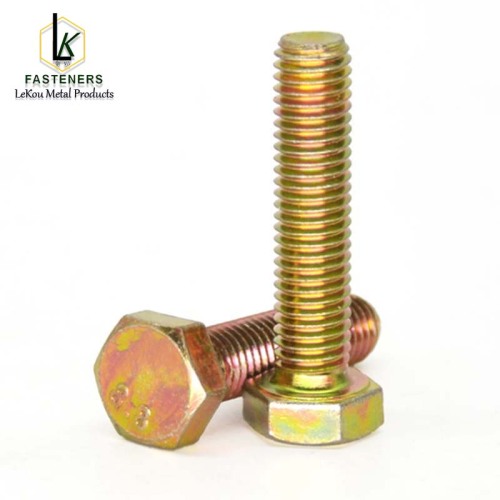 DIN931 Высокатрывалыя балты з шасціграннай галоўкай з частковай разьбой