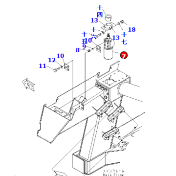 561-40-83300/5614083300 steering valve for HD785-7