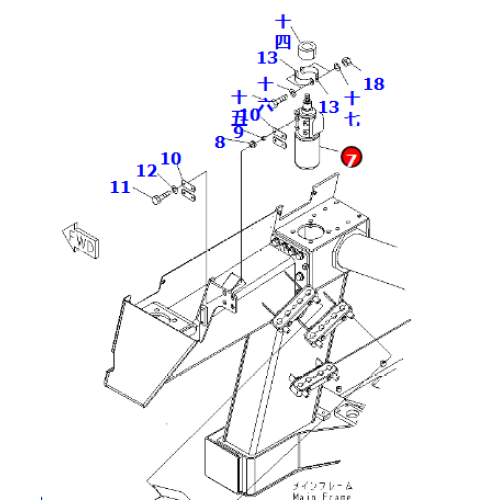 561-40-83300/5614083300 steering valve for HD785-7