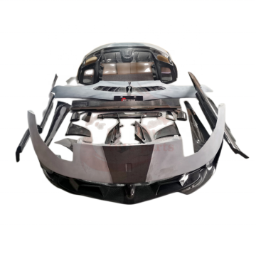 Custom Ferrari 812 Body Kit Components: M-Style Carbon Fiber Accessories