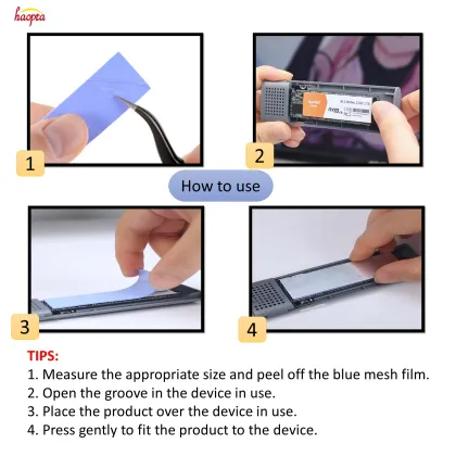 Haopta Thermal Conductive Silicone Pads - Cooling Materials