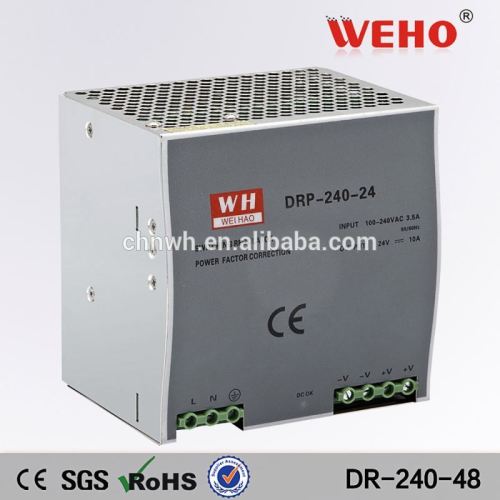 240W Din rail ac 220v dc 5a 48v switching power