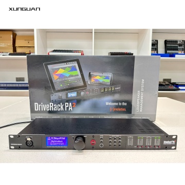 PA2 DriveRack 2 Input 6 Output Professional Audio Equalizer for Stage Sound