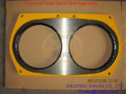 261122002 wear plate for big mouth putzmeister concrete pumps
