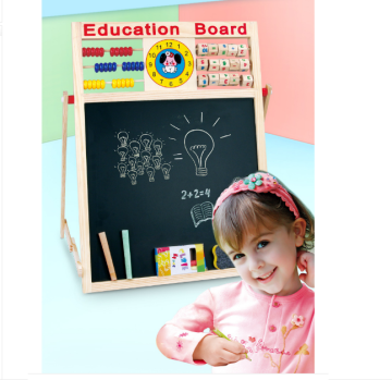 Wooden Alphabet Magnetic Drawing Board: An Educational Toy and Puzzle for Creative Learning