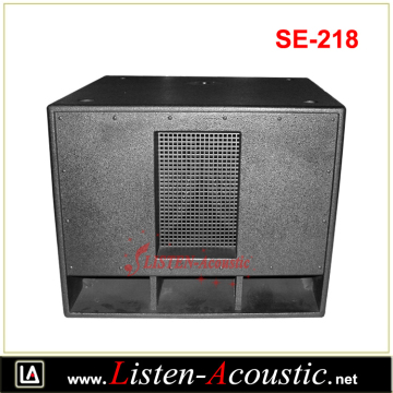 Dual 18" Super Bass Subwoofer Speaker Box SE-218