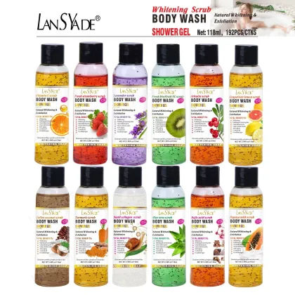 Whitening and Moistening Body Cleansing Shower Gel