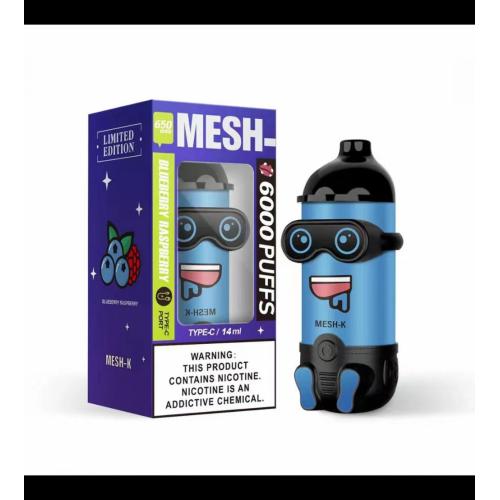 Mesh-K 6000 Puffs Flavour List jetable vape