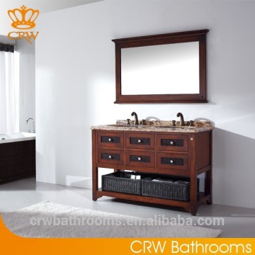 CRW GA018 Double Bowl antique Bathroom Vanity