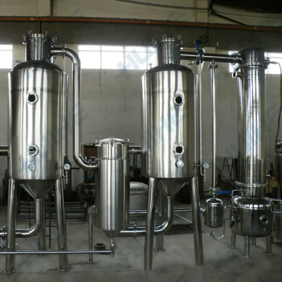 Triple Three Effect Falling Film Evaporator for Juice Concentration