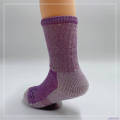 custom reverse knitted kids socks wool socks