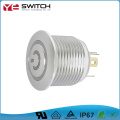 Button switch 16MM self-locking with light and power