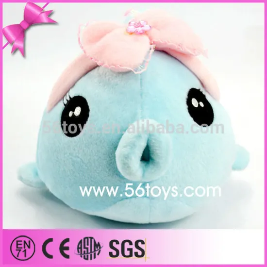China supplier soft cheap sea animal plush toy whale keychain