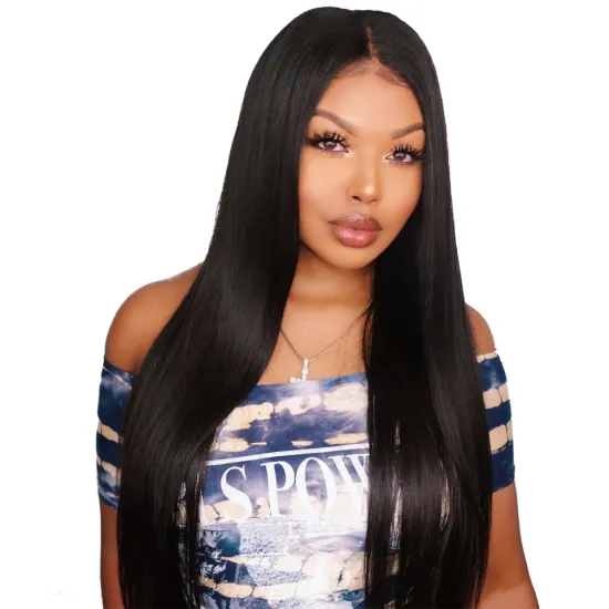 Black Friday Sales Wholesale Free Shipping Cuticle Aligned Unprocessed Brazilian Hair Virgin Human Hair Full Lace Wigs Straight
