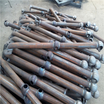 hot dip galvanized steel ball joint handrail stanchions