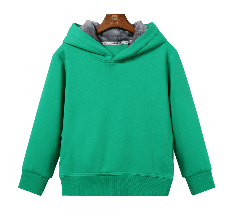 Mataas na Kalidad 100% Cotton Kid Plain Sweat Shirt Hoodies