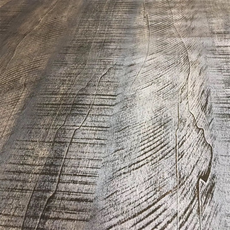 Papel de grano de madera natural para la caja de té de decoración