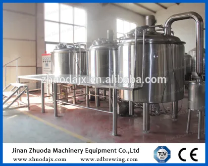 Beer Fermenting commercial beer brewery Machine 2000L 1000L brew house