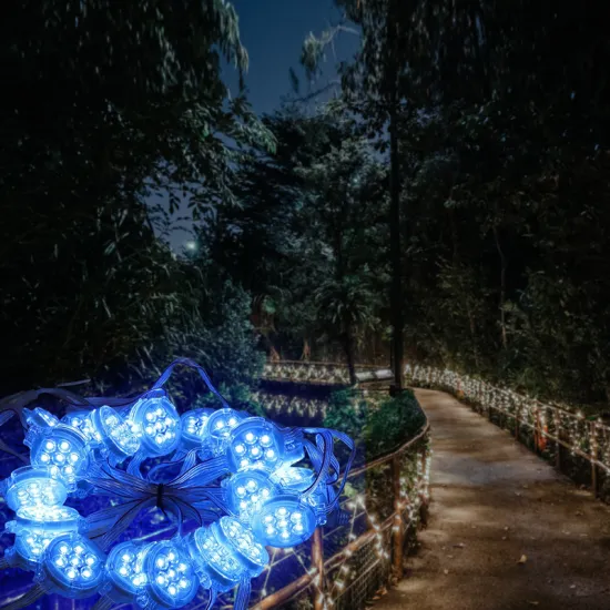 Waterproof RGBW DMX 30mm LED Point Light for Warm White Christmas Decor