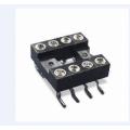 2,54 mm de soquete de chip IC de chip dual em linha (DIP/DIL) (H = 3,0 L = 7,4)