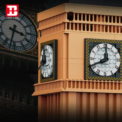 Hot Selling London Big Ben Clock Tower Building Blocks for Kids Education Toy
