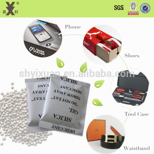 DMF Free Silica Gel Dehumidifying Beads In Small Packet