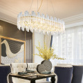 LEDER Gold Simple Crystal Chandelier