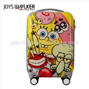2014 carton patten lovely baby abs luggage