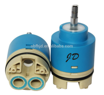 40 mm Joystick 360 Degree Copper Handle Faucet Ceramic Disc Cartridge Distributor Base