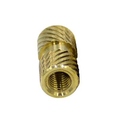 brass insert nut knurled hot-melt hot-pressed injection nut