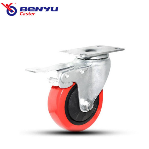 TPU Rotating Wheels 3/4/5Inch Industrial Castors