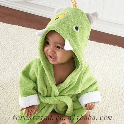 Best price kids cartoon character hooded bath towels for baby gift