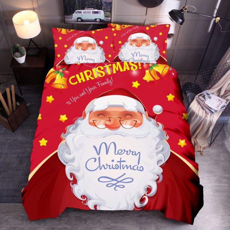 Christmas Santa Baby Duvet Cover Bedding Sets: Complete Comforter and Pillowcase Collections