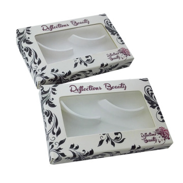 Folding Custom White Mink Lashes Box