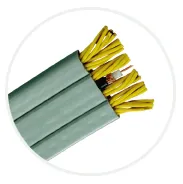 Flat travel cable for elevator TVVB