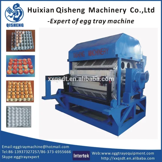 2015 high efficiency egg tray making machine
