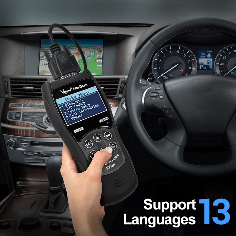 Obd2 Diagnostics Tool Vgate Vs890 Universal Car Diagnostic Tool Vs 890s