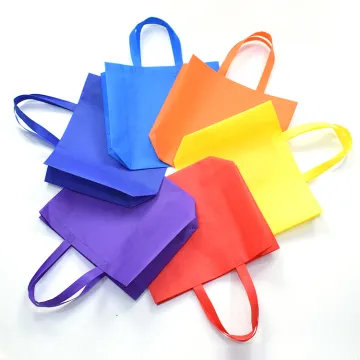 Stock Tote boutique custom laminated non woven bag